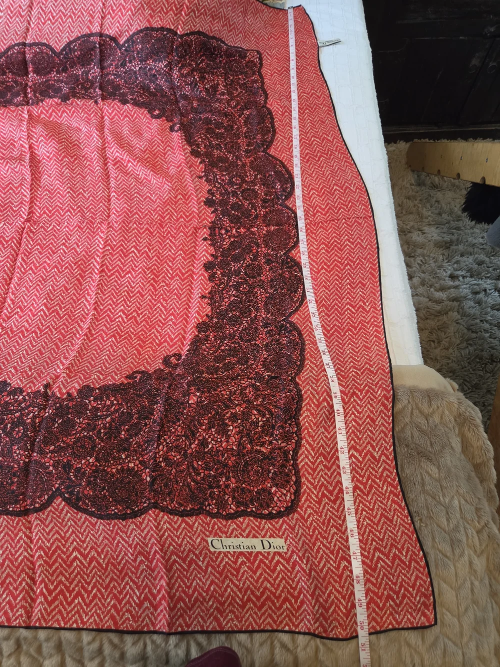 Christian Dior Scarf 100% Silk Beautiful